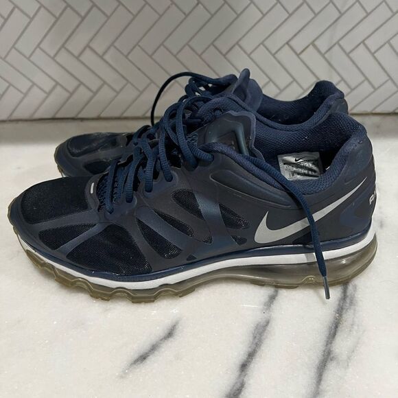 Size 11.5- Nike Air Max 2012 light mid/ metallic silver-pure platinum - Picture 3 of 7